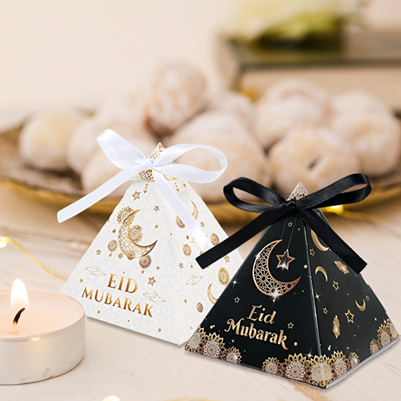 10pcs Elegant Eid Mubarak توزيعات العيد